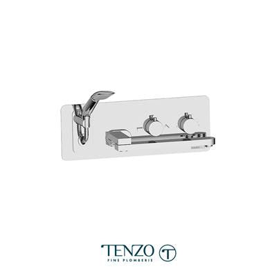 Tenzo RUT74- Wall Mount Tub Faucet With Swivel Spout Rundo - FaucetExpress.ca