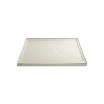 Kohler 9395-96- Archer® 60'' x 60'' Single threshold center drain shower base with removable cover | FaucetExpress.ca