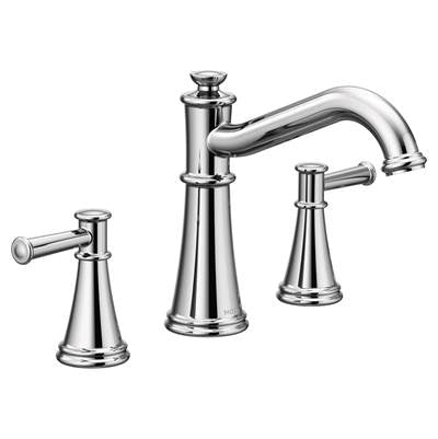 Moen T9023- Belfield Double Handle Deck Mounted Roman Tub Faucet Trim