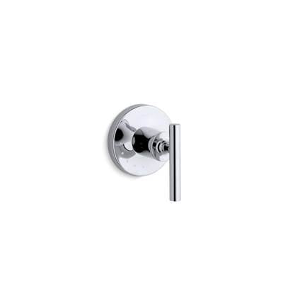 Kohler T14490-4-CP- Purist® Valve trim with lever handle for volume control valve, requires valve | FaucetExpress.ca