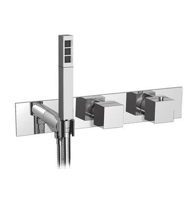 Ca'bano CA68020T99- Thermostatic trim with 2 way diverter and hand spray hook