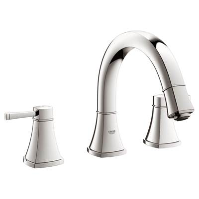 Grohe 25154000- Grandera Roman Tub Filler, Two Handle, Chrome | FaucetExpress.ca