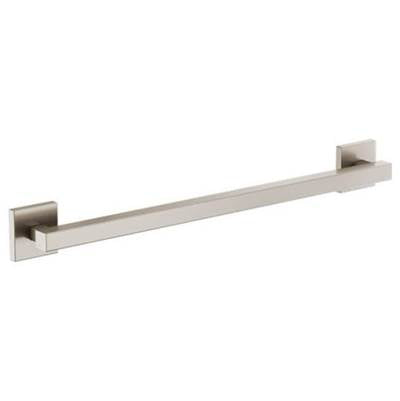 Brizo 69380-NK- Contemporary Square Decorative Ada Grab Bar - 24''