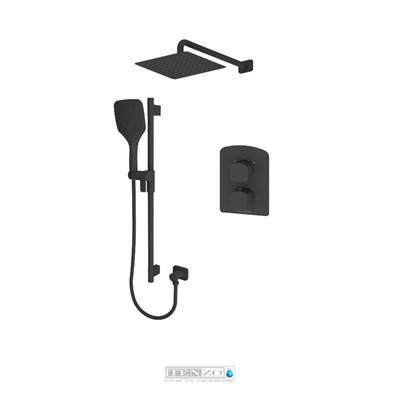 Tenzo DET32-20111-BG - Delano T-Box Kit 2 Functions Thermo Brushed Gold Finish
