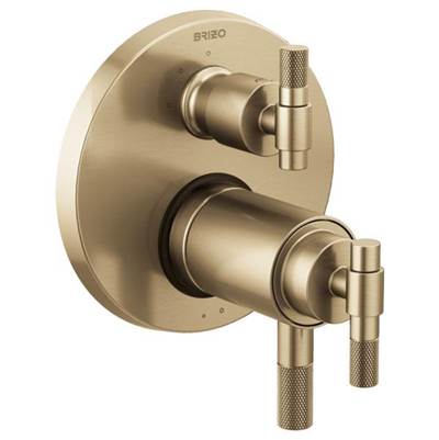 Brizo T75535-GLLHP- Tempassure Thermostatic Valve With 3 Setting Diverter Trim | FaucetExpress.ca