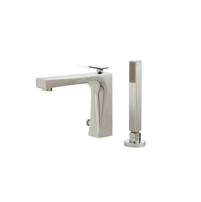 Aquabrass 19074- Chicane Deckmount Tub Filler W/Handshower - FaucetExpress.ca