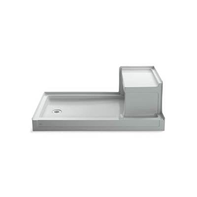 Kohler 1979-95- Tresham® 60'' x 36'' Single threshold left-hand drain shower base with integral right-hand seat | FaucetExpress.ca