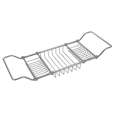 Laloo 9124 C- Wire Tub Caddy  - Chrome | FaucetExpress.ca