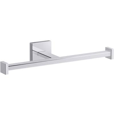 Kohler 23288-CP- Square Double Toilet Paper Holder | FaucetExpress.ca