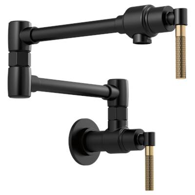 Brizo 62843LF-BLGL- Wall Mounted Pot Filler | FaucetExpress.ca