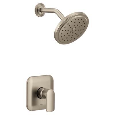 Moen UT3812EPBN- Rizon M-CORE 3-Series 1-Handle Eco-Performance Shower Trim Kit in Brushed Nickel (Valve Not Included)