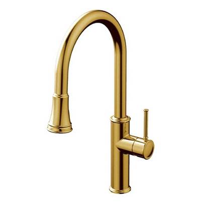 Aquabrass - 6845N Margherita Pull-Down Dual Stream Kitchen Faucet