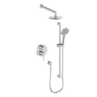 Vogt TM.WL.210.210.CC- Worgl Trim for 2-Way Pressure Balanced Set - Rainhead and Handheld Chrome
