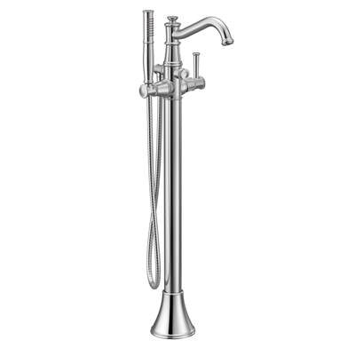 Moen 9025- Belfield Freestanding Floor Mount Tub Filler with Handshower