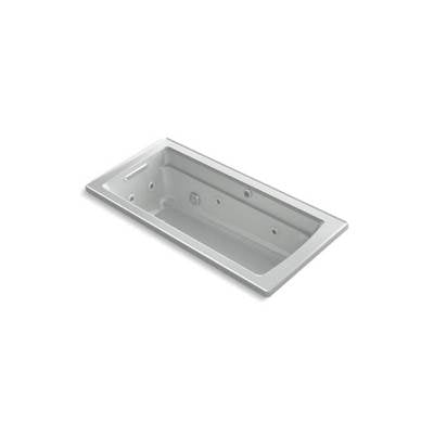 Kohler 1949-XHGH-95- Archer® 66'' x 32'' drop-in whirlpool + Heated BubbleMassage air bath | FaucetExpress.ca
