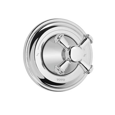 Toto TS220X#CP- Trim Vivian Cross Diverter 3-Way With Off | FaucetExpress.ca