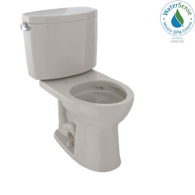 Toto CST453CEFG#03- Drake Ii Round Front Bowl+Tank C453Cufg + St454E - Bone | FaucetExpress.ca