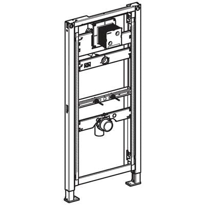 Geberit 111.625.00.1- Geberit Duofix element for urinal, 112130 cm, universal | FaucetExpress.ca
