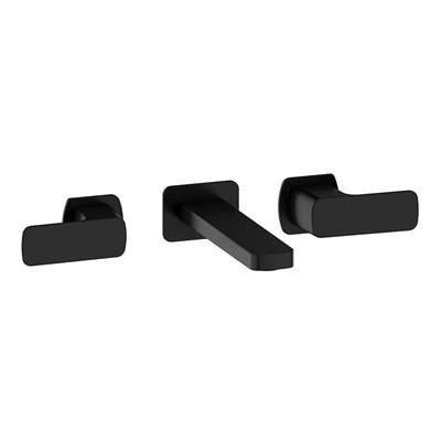 Vogt BF.NU.1500.MB- Niveau 8'' C.C. Wall Mount Lavatory Faucet Mb - FaucetExpress.ca