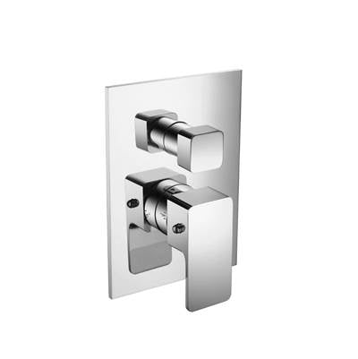 Isenberg 196.2750CP- 3/4 " Thermostatic Valve With 3-Way Diverter & Integrated Volume Control & Trim | FaucetExpress.ca