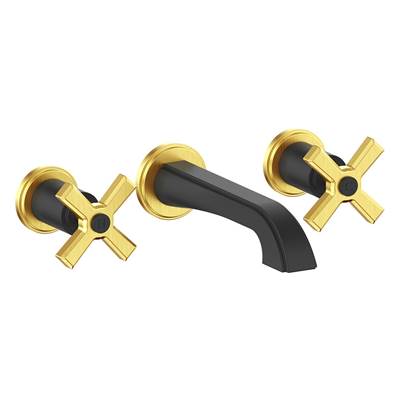 Vogt BF.Z4.1500.PN- Zehn Wall Mount Lavatory Faucet without Pop-Up Polished Nickel