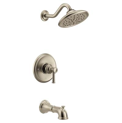 Moen UT3313EPBN- Belfield M-CORE 3-Series 1-Handle Eco-Performance Tub and Shower Trim Kit in Brushed Nickel (Valve Not Included)