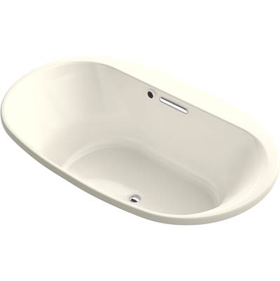 Kohler 5718-GH-96- Underscore Oval 72-in X 42-in Heated Bubblemassage Air Bath With Center Drain | FaucetExpress.ca