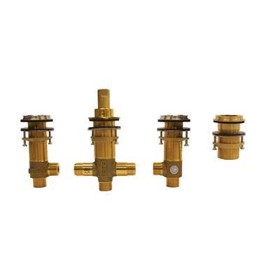 Toto TBN02204U#CP- TOTO Four-Hole Roman Tub Filler Rough-In Valve, Polished Chrome - TBN02204U#CP | FaucetExpress.ca