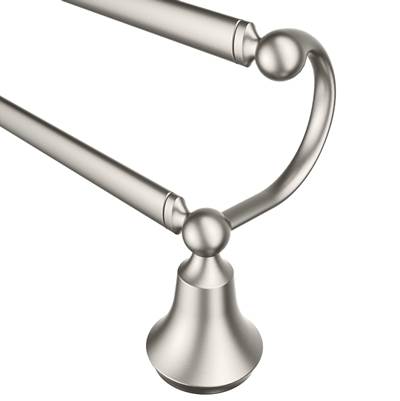 Moen YB5222BN- Wynford Brushed Nickel 24'' Double Towel Bar