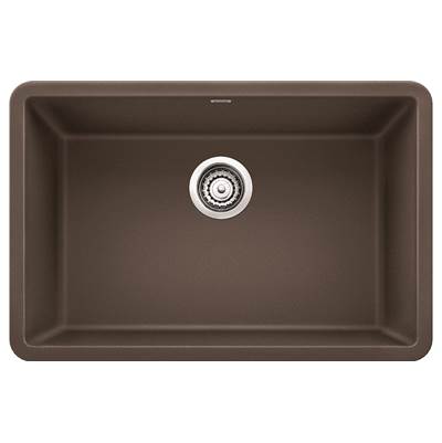 Blanco 401890- PRECIS U Single 27 Undermount Sink, SILGRANIT®, Café | FaucetExpress.ca