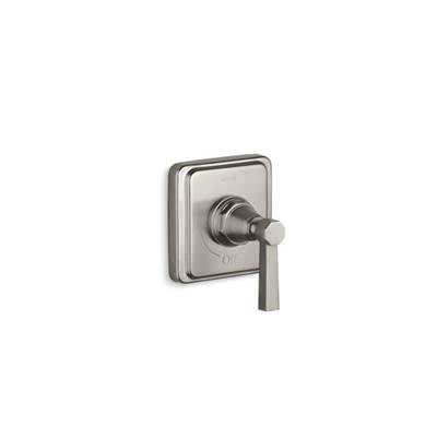 Kohler T13174-4A-BN- Pinstripe® Valve trim with Pure design lever handle for volume control valve, requires valve | FaucetExpress.ca