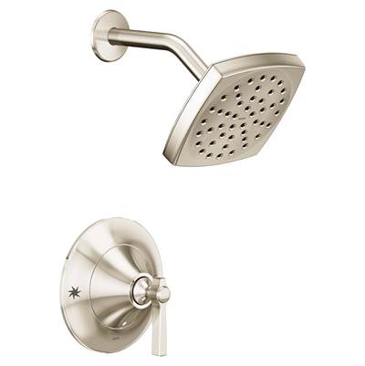 Moen TS2912EPNL- Flara Posi-Temp Pressure Balancing Eco-Performance Shower Trim Kit, Valve Required, Polished Nickel