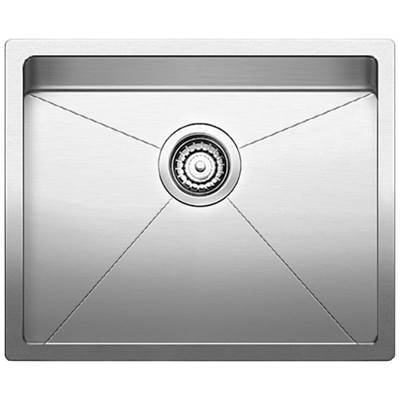 Blanco 401516- QUATRUS R15 U 1 Undermount Kitchen Sink, Stainless Steel | FaucetExpress.ca