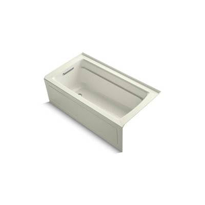Kohler 1123-LAW-96- Archer® 60'' x 32'' alcove bath with Bask(R) heated surface, integral apron, integral flange and left-hand drain | FaucetExpress.ca
