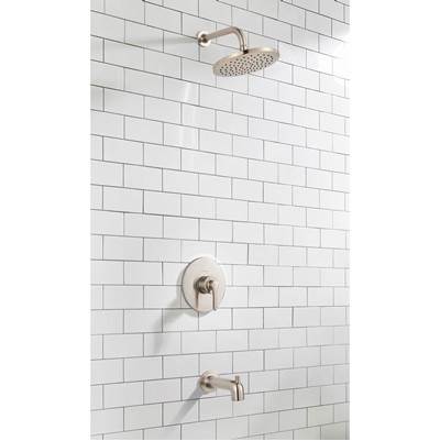 American Standard TU105508.295- Studio S 1.8 Gpm/9.5 L/Min Tub And Shower Trim Kit With Rain Showerhead, Double Ceramic Pressure Balance Cartridge With Lever Handle
