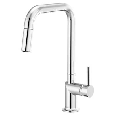 Brizo 63065LF-PCLHP - Square Pull-Down Kitchen Faucet
