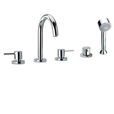 Ca'bano CA2030599- 5 Piece deck mount tub filler with hand spray