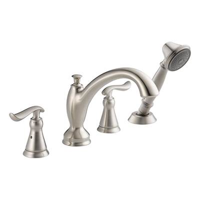 Delta T4794-SS- Linden Roman Tub Faucet With Handshower Trim | FaucetExpress.ca