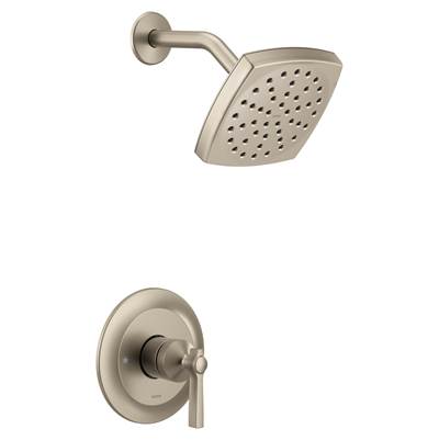 Moen UTS3912BN- Flara M-CORE 3-Series 1-Handle Shower Trim Kit in Brushed Nickel (Valve Not Included)