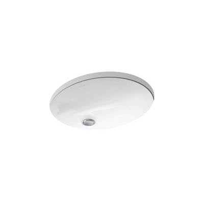 Kohler 2209-0- Caxton® Oval 15'' x 12'' Undermount bathroom sink | FaucetExpress.ca