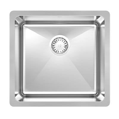 Zomodo ZLC120U- Zeffiro, Laundry Sink, Med Single Sink - Undermount/Inset, 16ga, R25 - FaucetExpress.ca