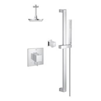 Grohe 118050- Modern Square THM Dual Function Shower Kit | FaucetExpress.ca