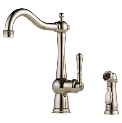 Brizo 61136LF-PN- Single Handle Kitchen Faucet W | FaucetExpress.ca