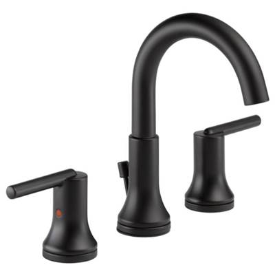 Delta 3559-BLMPU-DST- Widespread Lavatory Faucet W/ Metal Pop-Up | FaucetExpress.ca