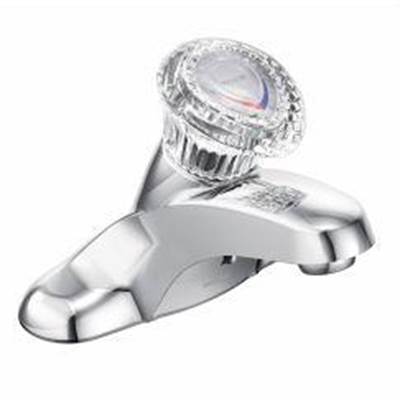 Moen 64601- Chrome one-handle low arc bathroom faucet