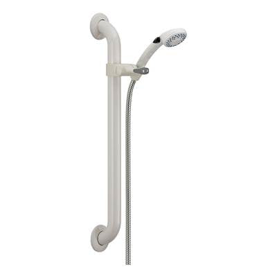 Delta 52002-DS- Pb Pause Hand Shr W/ 24'' Wall Gb, Slide, 60'' Ext Hose | FaucetExpress.ca