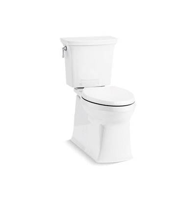 Kohler 3814-0- Corbelle® Comfort Height® Two-piece elongated 1.28 gpf chair height toilet | FaucetExpress.ca