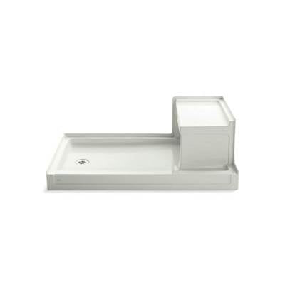 Kohler 1979-NY- Tresham® 60'' x 36'' Single threshold left-hand drain shower base with integral right-hand seat | FaucetExpress.ca