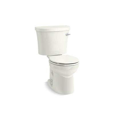 Kohler 25097-RA-0- Kingston Two-piece round-front 1.28 gpf toilet with right-hand trip lever | FaucetExpress.ca