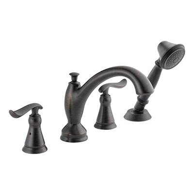 Delta T4794-RB- Linden Roman Tub Faucet With Handshower Trim | FaucetExpress.ca